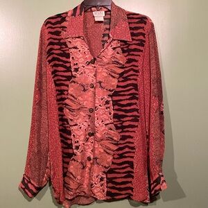 Vintage Regal crepe blouse